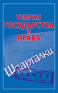 Анна Попова - Теория государства и права