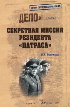 Михаил Болтунов - Секретная миссия резидента «Патраса»