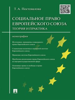 Татьяна Постовалова - Cоциальное право Европейского союза: теория и практика. Монография