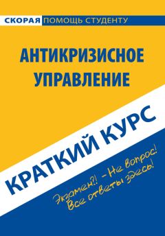 Надежда Носова - Антикризисное управление. Краткий курс