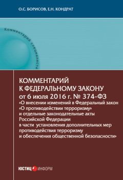 Сергей Чапчиков - Комментарий к Федеральному закону «О безопасности» (постатейный)