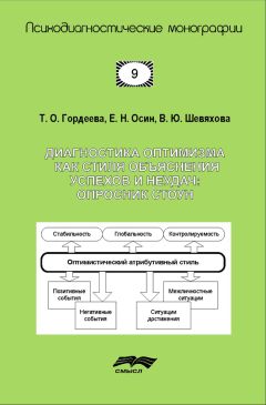 Тамара Гордеева - Диагностика оптимизма как стиля объяснения успехов и неудач: Опросник СТОУН