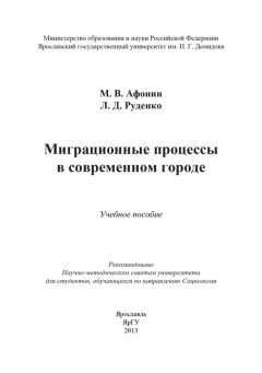 Обложка книги Лариса Руденко - Миграционные процессы в современном городе