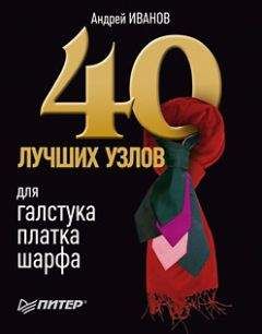 Андрей Иванов - 40 лучших узлов для галстука, платка, шарфа