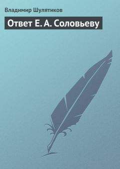 Владимир Шулятиков - Ответ Е. А. Соловьеву