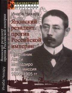 Инаба Чихару - Японский резидент против Российской империи. Полковник Акаси Мотодзиро и его миссия 1904-1905 гг.