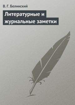 Виссарион Белинский - Журнальные и литературные заметки