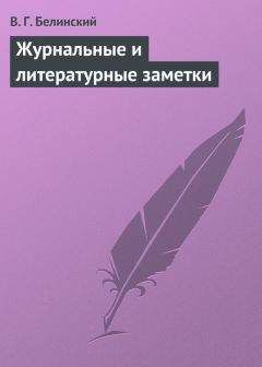 Виссарион Белинский - Литературные и журнальные заметки