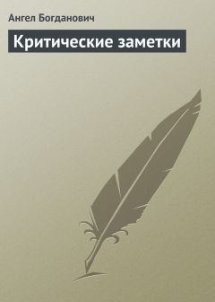 Ангел Богданович - Критические заметки